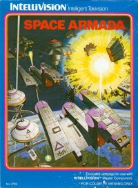 Space Armada Intellivision  box art
